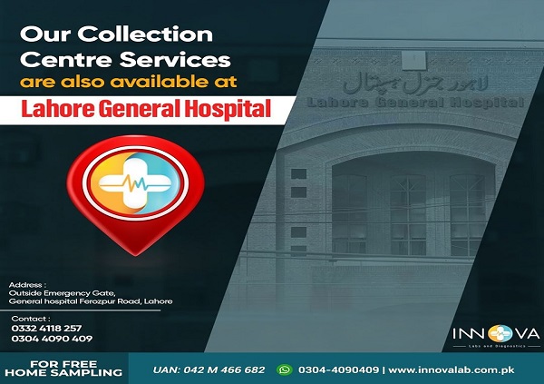 Innova Labs and Diagnostics Centre open at Lahore General Hospital